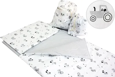 Produktbild von KINDER SCHLAFSACK 70x125 cm  mit Reißverschluss 100 % Baumwolle MUSTER E1