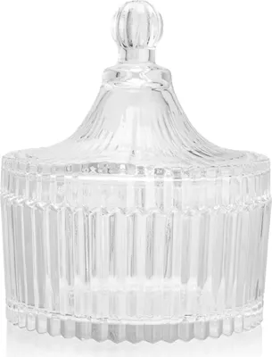 Produktbild von Dekoratives Kristallkerzenglas mit Verschluss, 250 ml