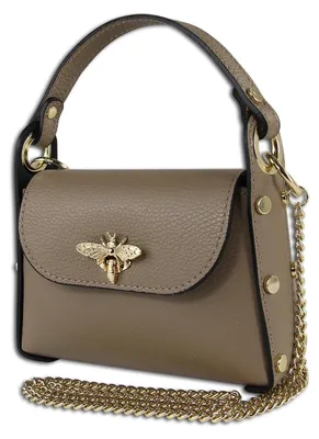 Image de Toscanto Sac en cuir Sac à bandoulière taupe beige OTT817UC