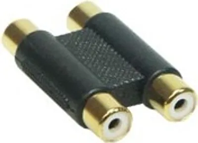 Produktbild von Audio Adapter 2 x Cinch Bu / 2 x Cinch Bu, vergoldet, Good Connections®