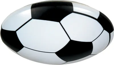 Produktbild von LED Deckenleuchte dimmbar, rund Ø35cm FUSSBALL Motiv Deckenschale Kinderzimmer