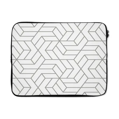 Produktbild von MuchoWow® Laptop Hülle 15 Zoll Gestaltung - Geometrie - Muster Laptoptasche - Laptoptasche - Sleeve - Rundum-Schutz