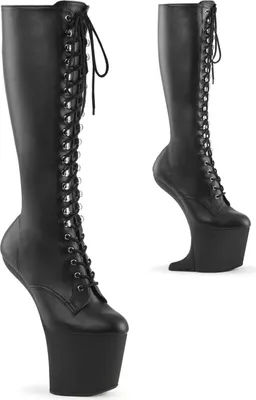 Produktbild von CRAZE-2023 Damen Boots von Pleaser, Schwarz Matt , EU 40, US 10