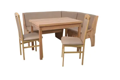 Produktbild von 4tlg. Eckbankgruppe 125x165 cm Schenkelmaß