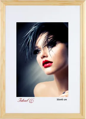 Produktbild von Artos Holz Bilderrahmen Acrylglas Plexi Lifestyle Foto Rahmen Collage Wanddeko Poster - Farbe: Natur | Format: 30x45