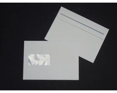 Produktbild von Briefumschläge C5 90g/qm selbstklebend Sonderfenster VE=500 Stück weiß
