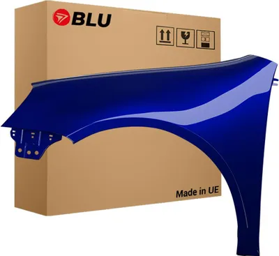 Image de BLU Aile Compatible avec VW Volkswagen Golf V 5 berline LB5N Gauche Blau IndigoBlau | 2003-2009 | Avant | Peint| Prêt à Monter | Galvanisé