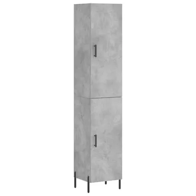 Produktbild von Highboard Betongrau 34,5x34x180 cm Holzwerkstoff
