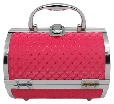 Immagine prodotto di UNIQ Beauty Box Rosa - Valigetta per trucchi in alluminio resistente con serratura, 25 x 16 x 16 cm