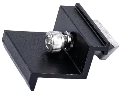 Produktbild von Solarmi SCKD-3B Aluminium-Endhalterung schwarz SC-Solarpanel (30 und 35 mm)