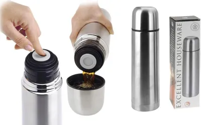 Produktbild von Reisethermoskanne 750ml Silber Excellent Houseware