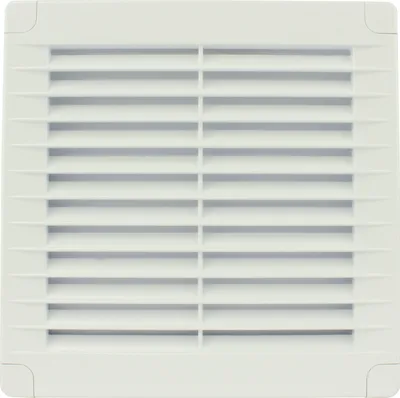 Produktbild von Lüftungsgitter Gitter Abluftgitter Lamellengitter Belüftung Entlüftung Zuluftgitter Abluft eckig 150 x 150 mm Insektenschutz wählbar weiß nein