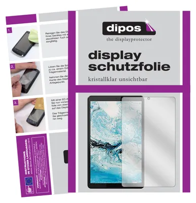 Produktbild von 2x Schutzfolie für Lenovo Tab M8 klar Displayschutzfolie Folie Display Schutz dipos