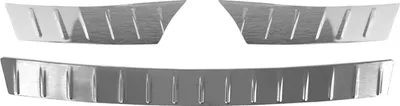 Produktbild von OMAC Ladekantenschutz Stoßstangenschutz 7514094T Hinten für VW TIGUAN (5N) 570mm 90mm 30mm Edelstahl