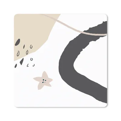 Produktbild von MuchoWow® Mauspad Mousepad Sommer - Abstrakt - Stern 20x20 cm - Mousepads - Maus Mat - Pad - Mausunterlage - Desk Mat - Bureauartikeln