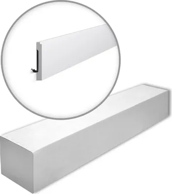 Produktbild von NMC FD1-box WALLSTYL Sockelleisten 1 Karton SET mit 15 Stuckleisten | 30 m