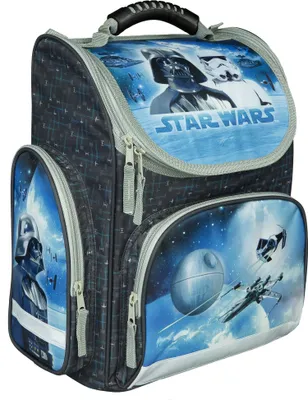 Produktbild von Undercover STAR WARS Schulranzen Clou Modell für Jungen inkl. Federmappe, Schlamper, Turn- und Geldbeutel (5-teiliges Grundset)