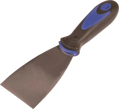 Image de spatule en acier inoxydable manche en caoutchouc de 40 mm
