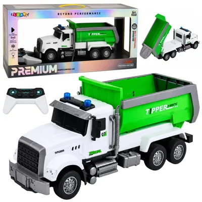 Obrázok produktu pre Diaľkovo ovládaný RC sklápač s pohyblivým boxom Zelená 1:14
