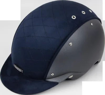 Produktbild von CASCO APART Embellis Blau Reithelm, Farbe:blau gesteppt, Größe:58-62 cm