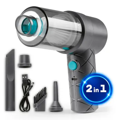 Produktbild von CLEANmaxx 2in1 Akku Handstaubsauger kabellos, mit Saug- und Gebläsefunktion - Reinigungsgerät, Reinigungshilfe, Putzen für Reinigungsarbeiten zu Hause