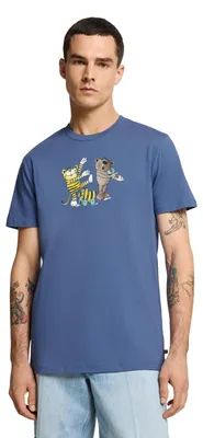 Produktbild von Spreadshirt Janosch Tiger und Freunde Machen Musik Männer Premium T-Shirt, XXL, Taubenblau