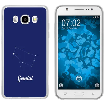 Produktbild von PhoneNatic Case kompatibel mit Samsung Galaxy J5 (2016) J510 Silikon-Hülle SternzeichenGemini M12