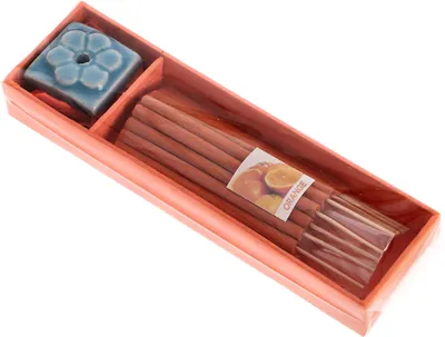 Produktbild von Thailändisches Räucherset in Verschiedenen Düften / 1 Päckchen, Geschenkset Räucherstäbchen, Mehrfarbig, Duft: Orange, 2*15*4 cm