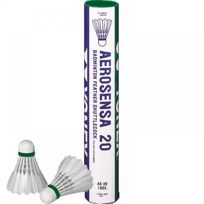 Produktbild von Yonex Badminton Federbälle Aerosensa 20 - 12er Tube Turnierqualität