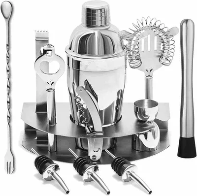 Immagine prodotto di Set di miscelazione per cocktail da barista (set da 12 pezzi da 750 ml)