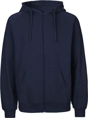 Produktbild von Neutral O63301 | Herren Zip Hoodie Kaputzenjacke / 100% Fairtrade-Baumwolle - Farbe: Navy - Größe: XS