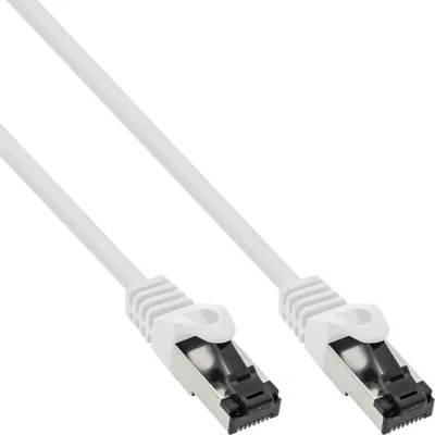 Immagine prodotto di InLine® 78805W Cavo patch, S/FTP (PiMf), Cat.8.1, 2000MHz, senza alogeni, rame, bianco, 5m