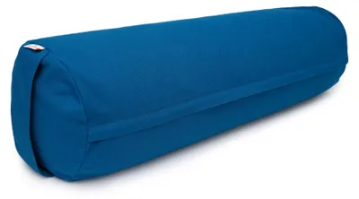 Produktbild von yogabox Yoga und Pilates Bolster / Yogarolle BASIC - petrol 65 x 22 x 22 cm Buchweizenschalen