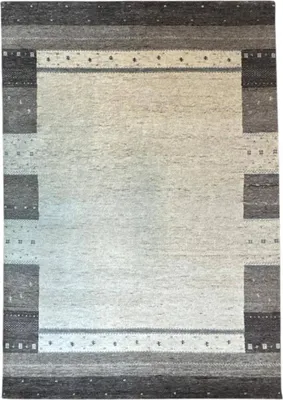 Produktbild von Teppich LORIBAFT TEPPICH HANDGEKNÜPFT | Farbe: Natur; Größe: 140x200 cm | strapazierfähig und leicht zu reinigen | Wohnzimmer | Schlafzimmer