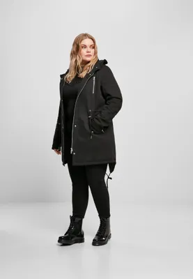 Zdjęcie produktu dla Kurtka kobiet URBAN CLASSICS TB1370 CZARNY rozmiar: 4XL