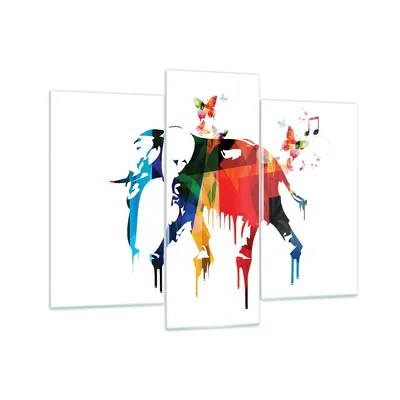Produktbild von Bilder auf glas - Elefant Tierwelt Fantasie - 130x100cm - Glasbilder - Wandbilder - Kunstdruck - zum Aufhängen bereit - Wanddekoration aus Glas - Glas Bilder - Wandbild auf Glas - GCB130x100-3079