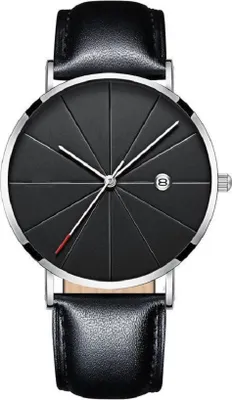 Produktbild von Elegante Thomas Uhr Schwarz/Silber für Herren - Stilvoll und Alltagsgeeignet KP13898
