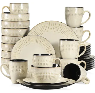 Produktbild von Kombiservice Steinzeug 32-teilig für 8 Personen Beige