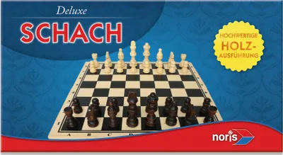 Produktbild von Noris Spiele Deluxe Holz - Schach; 606108014