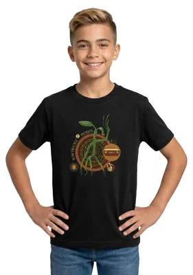 Produktbild von Spreadshirt Phantastische Tierwesen Bowtruckle Pickett Teenager T-Shirt, 152/164 (12-14 Jahre), Schwarz