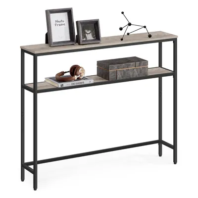 Produktbild von VASAGLE Konsolentisch, schmaler Sofatisch mit 2 Ablagen, 20 x 100 x 80 cm