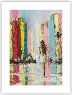 Produktbild von Poster - Poster ohne Rahmen - Mädchen Vogel - 30x40 cm - Wand Bild - Wanddeko - Wandbilder - Kunstposter - Wandposter - Bilder - Kunstdruck - Wanddekoration - Wandbild - P2XPA30x40-3441