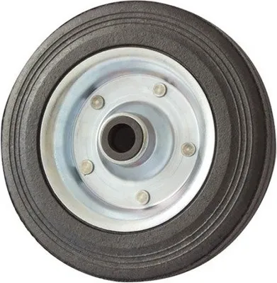 Produktbild von WINTERHOFF Ersatzrad 200VB, Vollgummi 200x50, Stahlfelge, Nabe 20x58, pannensicher, Reserverad für Stützrad bis 200 kg, Anhänger