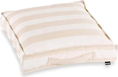 Produktbild von H.O.C.K. Classic Streifen Outdoor Matratzenkissen 50x50x10cm natur