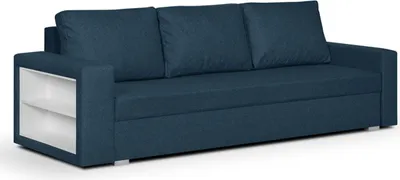 Produktbild von 3-Sitzer-Sofa mit Schlaffunktion MILO1 - Marineblau