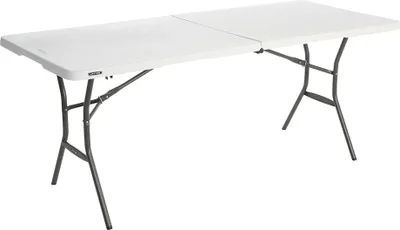 Produktbild von Lifetime Kunststoff Klapptisch Camping Weiß 183x76x74 cm