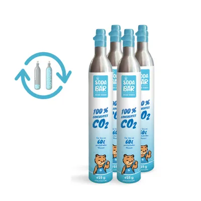 Produktbild von CO2-Zylinder Tausch-Box für Quooker 4 x 425g (60 l)