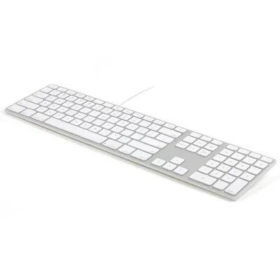 Image de Matias FK318LS-FR Wired Backlit Aluminum Keyboard for MAC Silver - AZERTY