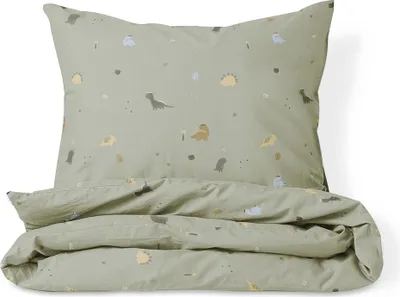 Produktbild von Petite Amélie Bettwäsche-Set – 140x200 cm – Baumwolle – Dino