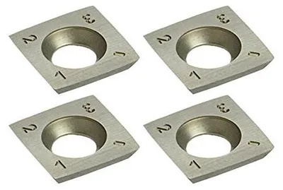 4 HM-Wendeplatten 14 x 14 x 2,0 mm für Vorschneider